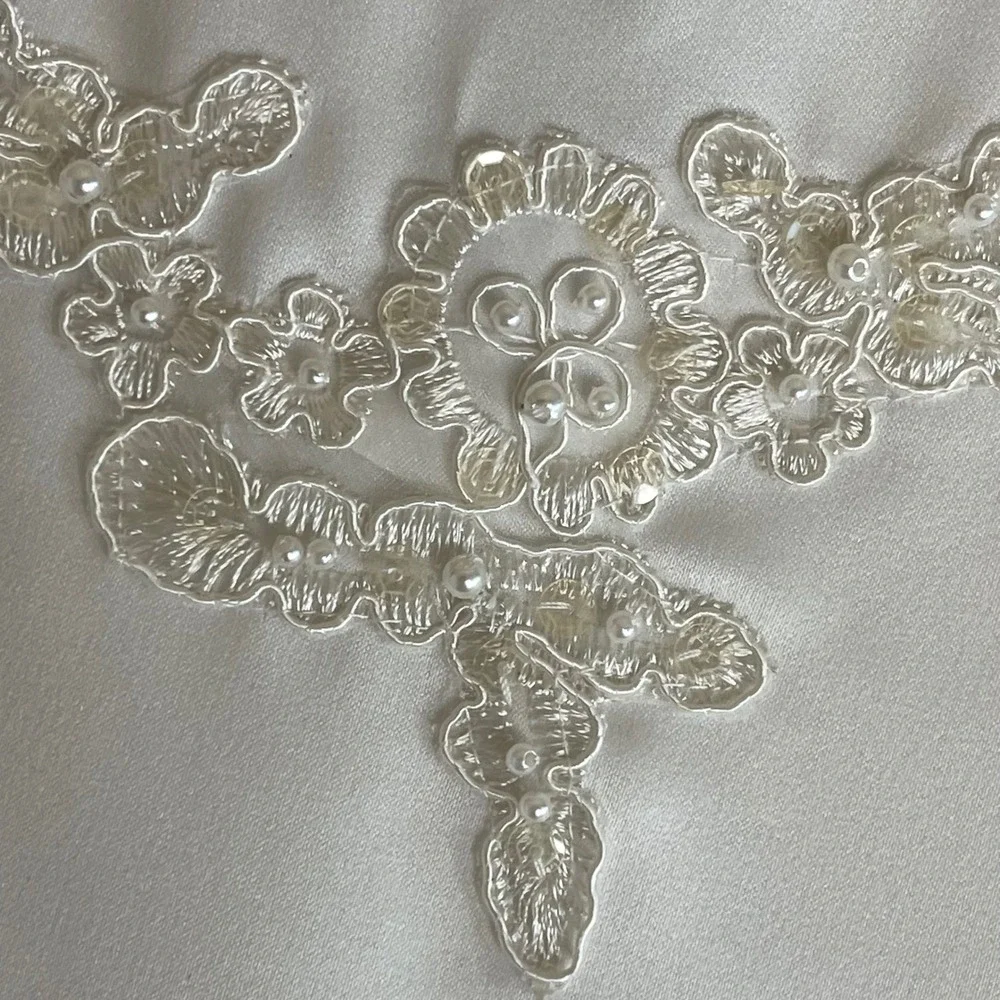 Jellybean Miami Girls New White Lace Communion Flower‎ Girl Dress Plus Size 12.5